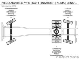 IVECO AD260S40 Y/PS | 6x2*4 | INTARDER | KLIMA | LENK/