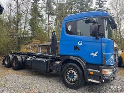 Scania 124G hooklift truck – Joab hook with articulated (