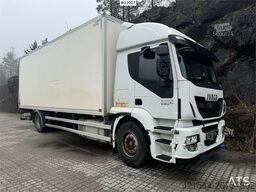 Iveco Stralis 360 4x2 box truck with full side opening.