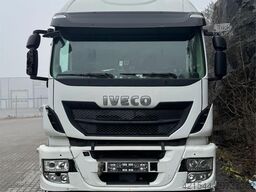 Iveco Stralis 360 4x2 box truck with full side opening.