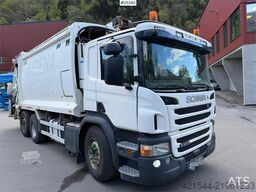 Scania P410 6x2 1-chamber refuse truck
