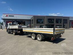 IVECO 140E250 Kipper mit HIAB Kran inklusive Anhänger