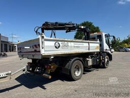 IVECO 140E250 Kipper mit HIAB Kran inklusive Anhänger