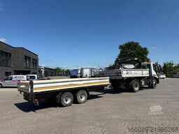 IVECO 140E250 Kipper mit HIAB Kran inklusive Anhänger