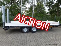 Möslein TTT 11 5,2 BR Weiß  Neuer Tandemtieflader mit Breiten Rampen