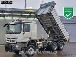 Mercedes Actros 3351 6X6 9m3 Meiller 3-side tipper Big-A...