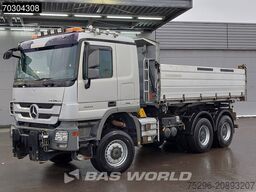 Mercedes Actros 3351 6X6 9m3 Meiller 3-side tipper Big-A...