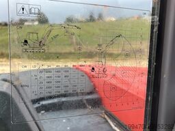 Kubota KX080-4 with 3 excavator buckets