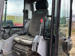 Kubota KX080-4 with 3 excavator buckets