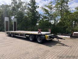 Möslein T4 VB H1 gerade  neuer 4 Achs Tieflader gerade hydraulischen Rampen