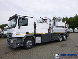Mercedes Actros 2541 6x2 RHD E5 Huwer vacuum tank / hydr...