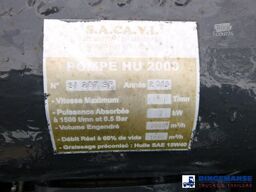 Mercedes-Benz Actros 2541 6x2 RHD E5 Huwer vacuum tank / hydr...