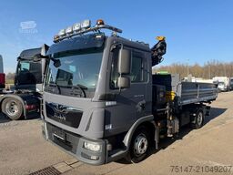MAN TGL 12.220 4x2 BL 3.S.-Kipper HIAB X-HIDUO Kran