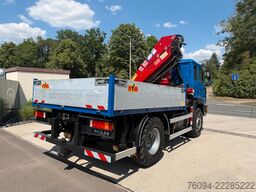 MAN TGM 10.180 4x4 KRAN 16m single bereift FUNK