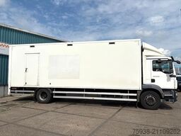 MAN TGM 18.250 BL WITH PLYWOOD CLOSED BOX AND LOADI...
