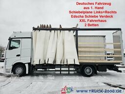 Mercedes-Benz Actros 1836 Schiebeplane L+R+Dach Großes Haus
