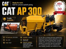 Caterpillar AP300 / 1 OWNER / SERVICED!