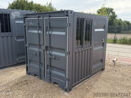  7 Fuß Container , Neuwertig, Seitentür & Fenster
