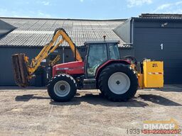 Massey Ferguson 4255 Herder Frontier klepelmaaier met afvoerban...