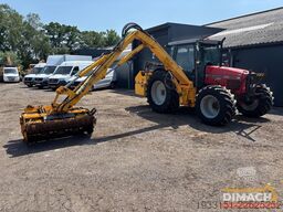 Massey Ferguson 4255 Herder Frontier klepelmaaier met afvoerban...