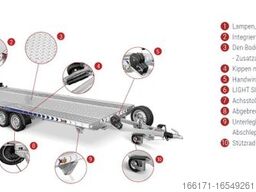 LORRIES PLI -Kipper 450x200cm 2700kg Autotransporter