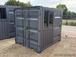 7 Fuß Container , Neuwertig, Seitentür & Fenster