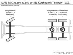 MAN TGX 33.580 33.580 6x4 BL Kurzholz mit TajfunLIV...