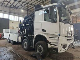 MERCEDES-BENZ Arocs 4151 Pritsche+Kran HIAB 548 Fly Jib Seilw.