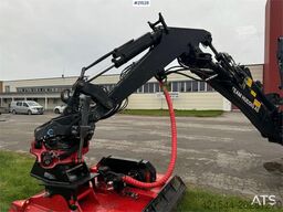 Huddig 1260C Backhoe w/ Palfinger crane, Lift, rototilt a