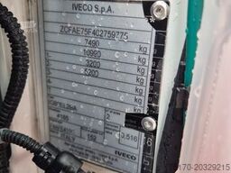 IVECO Eurocargo ML75E21/P LBW Spoiler 3 Sitze Klima