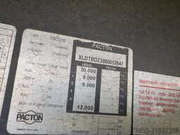 Pacton TBD.230 2-Axle Citytrailer / 2T Loading lift / ...