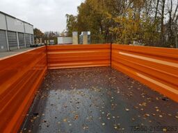 Möslein TTD11- BA Orange  neuer Tandem 3- Seitenkipper Tiefladermit Bordwand- Aufsatz-- Neufahrzeug --