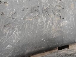 Diversen Occ lot steunvoeten verkeersborden