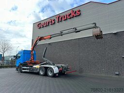 Scania R580 V8 6X4 HAAKARM + ATLAS  AK 172.3E KRAAN/KR...