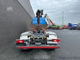 Scania R580 V8 6X4 HAAKARM + ATLAS  AK 172.3E KRAAN/KR...