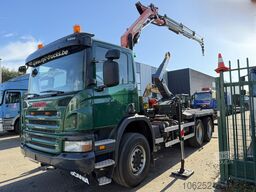 Scania P400 6x4 HOOKLIFT + CRANE PALFINGER PK9001 EH -...