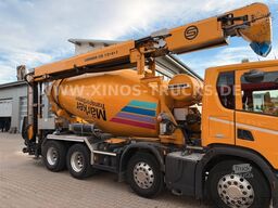 SCANIA P410 8X4 Liebherr 9M3 + 17M Conveyor belt