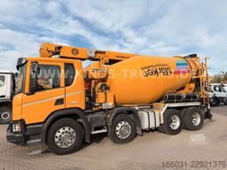 SCANIA P410 8X4 Liebherr 9M3 + 17M Conveyor belt