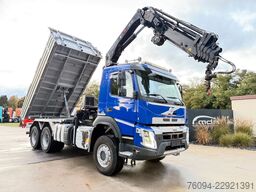 VOLVO FMX 420 6x6 Kipper KRAN 21m WINDE FUNK Bordmatik