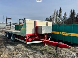  Hengsrød 2-axle machinery trailer – manual ramps