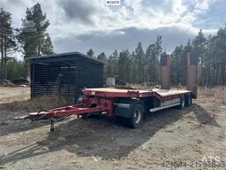 Damm machinery trailer with hydraulic ramps – only 1 ow