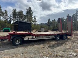 Damm machinery trailer with hydraulic ramps – only 1 ow