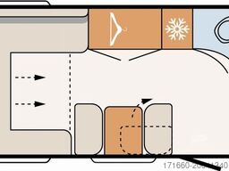 DETHLEFFS Coco Lounge DuoControl, Mover, GFK Dach