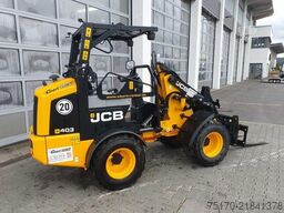 JCB 403 Klappdach / Schaufel + Gabel / nur 152h!