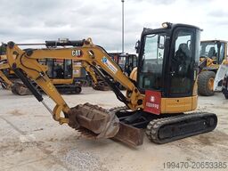 Caterpillar 303.5E2 CR with 3 buckets