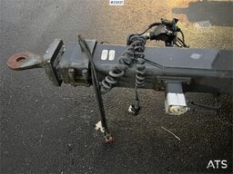 Fliegl Fahrzeugbau tps 200 2 axle flatbed trailer w/Folda