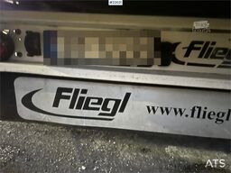 Fliegl Fahrzeugbau tps 200 2 axle flatbed trailer w/Folda