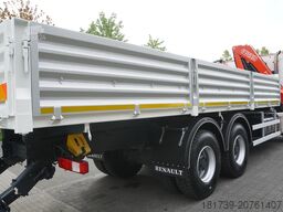 Renault K380 6x4 / FASSI F175 crane 7.85 t