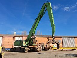 Sennebogen 850R with hydraulic rotating grapple