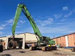 Sennebogen 850R with hydraulic rotating grapple